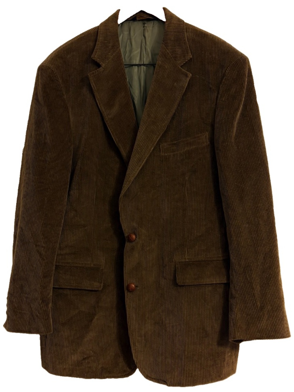 Vintage Brooks Brothers Corduroy Blazer Chocolate Jacket Coat Mens 80s-90s - Picture 2 of 14